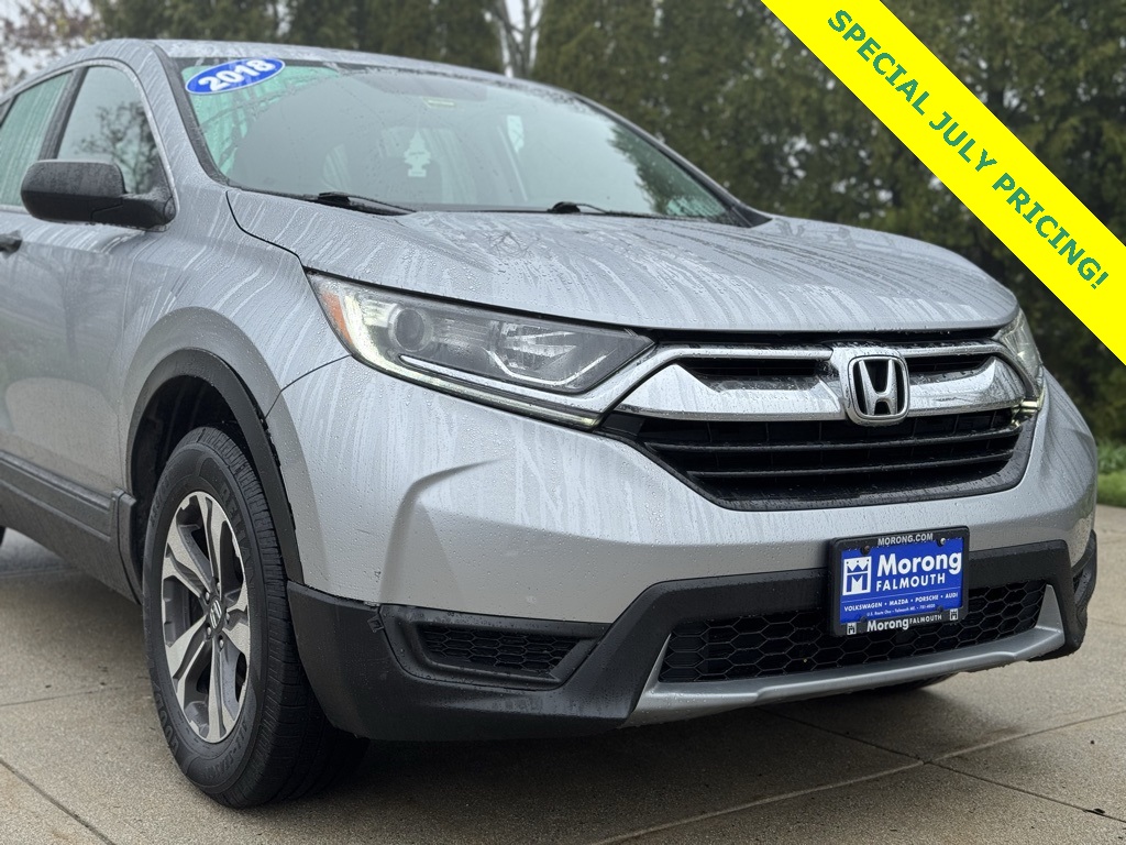 Used 2018 Honda CR-V LX with VIN 2HKRW6H32JH200258 for sale in Falmouth, ME