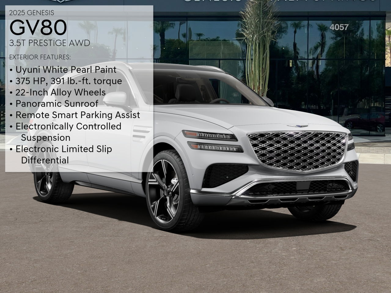 2025 Genesis GV80 3.5T Prestige AWD photo 3