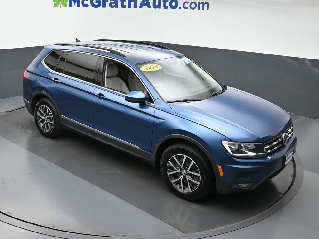 Used 2018 Volkswagen Tiguan SE with VIN 3VV2B7AX8JM018592 for sale in Cedar Rapids, IA