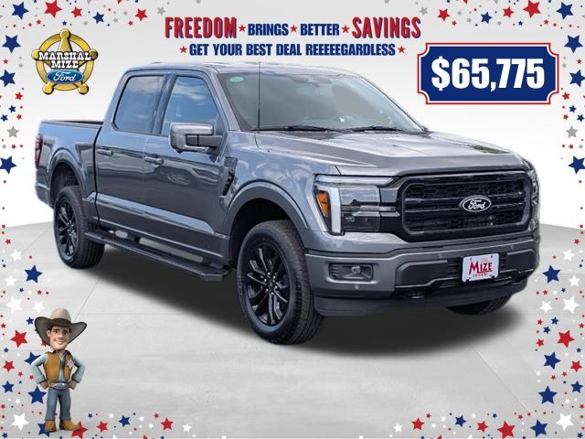 New 2025 Carbonized Gray Metallic Ford Lariat image 1