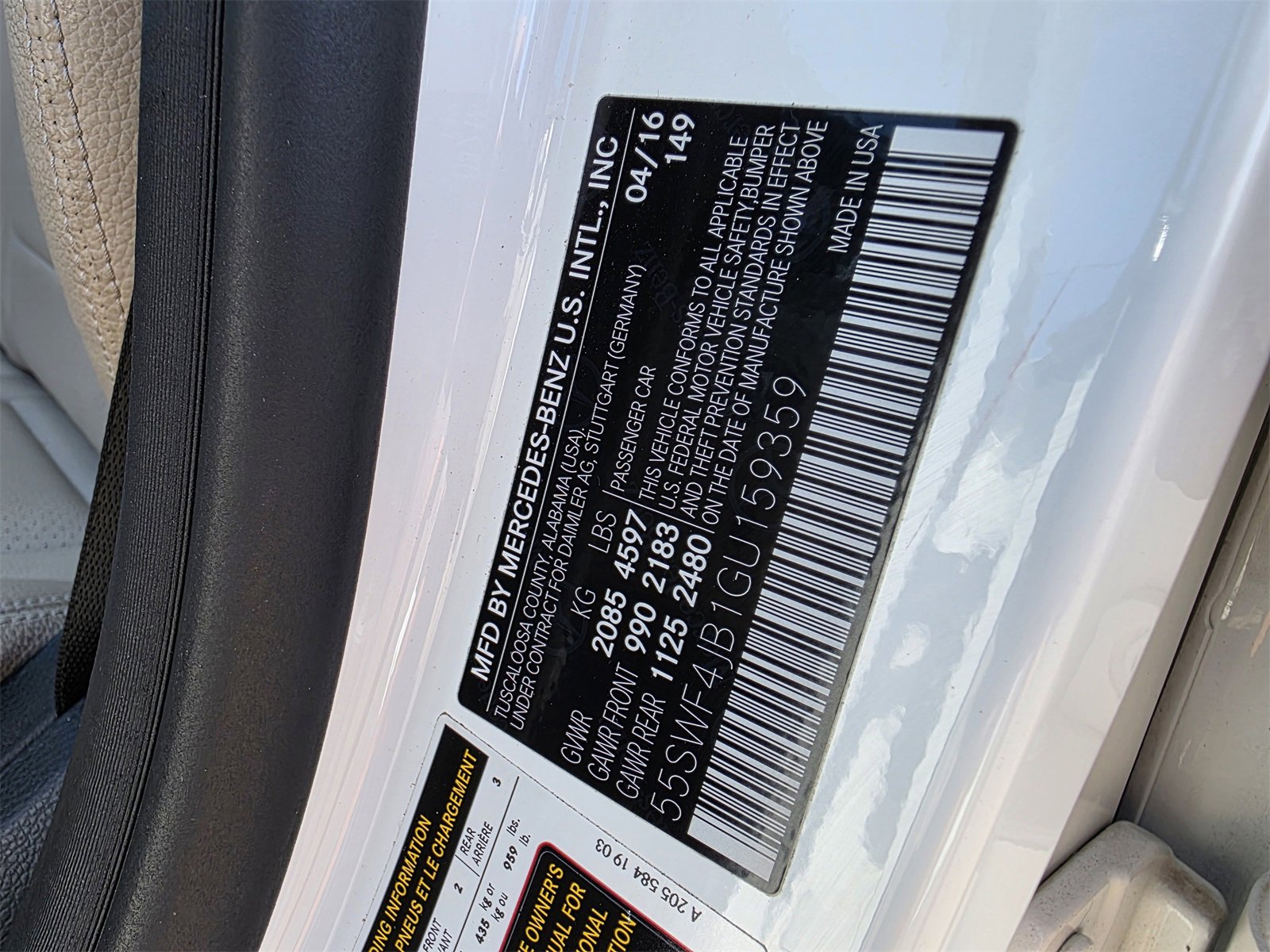 2016 Mercedes Benz C 300 photo 31