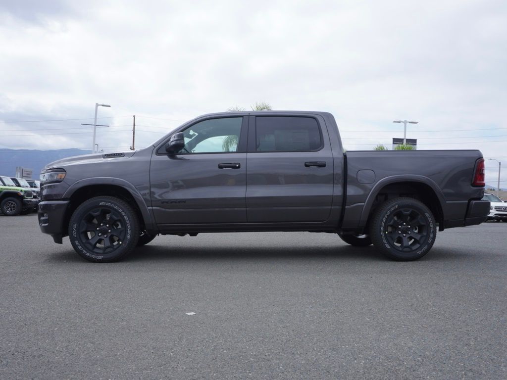 New 2026 Granite Crystal Metallic Clear-Coat Exterior Paint RAM Big Horn Night Edition image 7