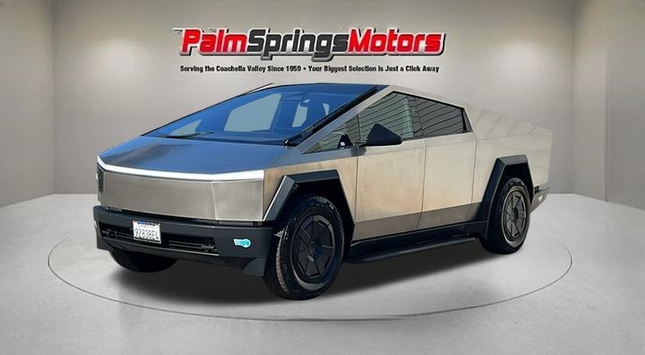 Used 2025 Tesla Cybertruck Base with VIN 7G2CEHED5SA069418 for sale in Palm Springs, CA