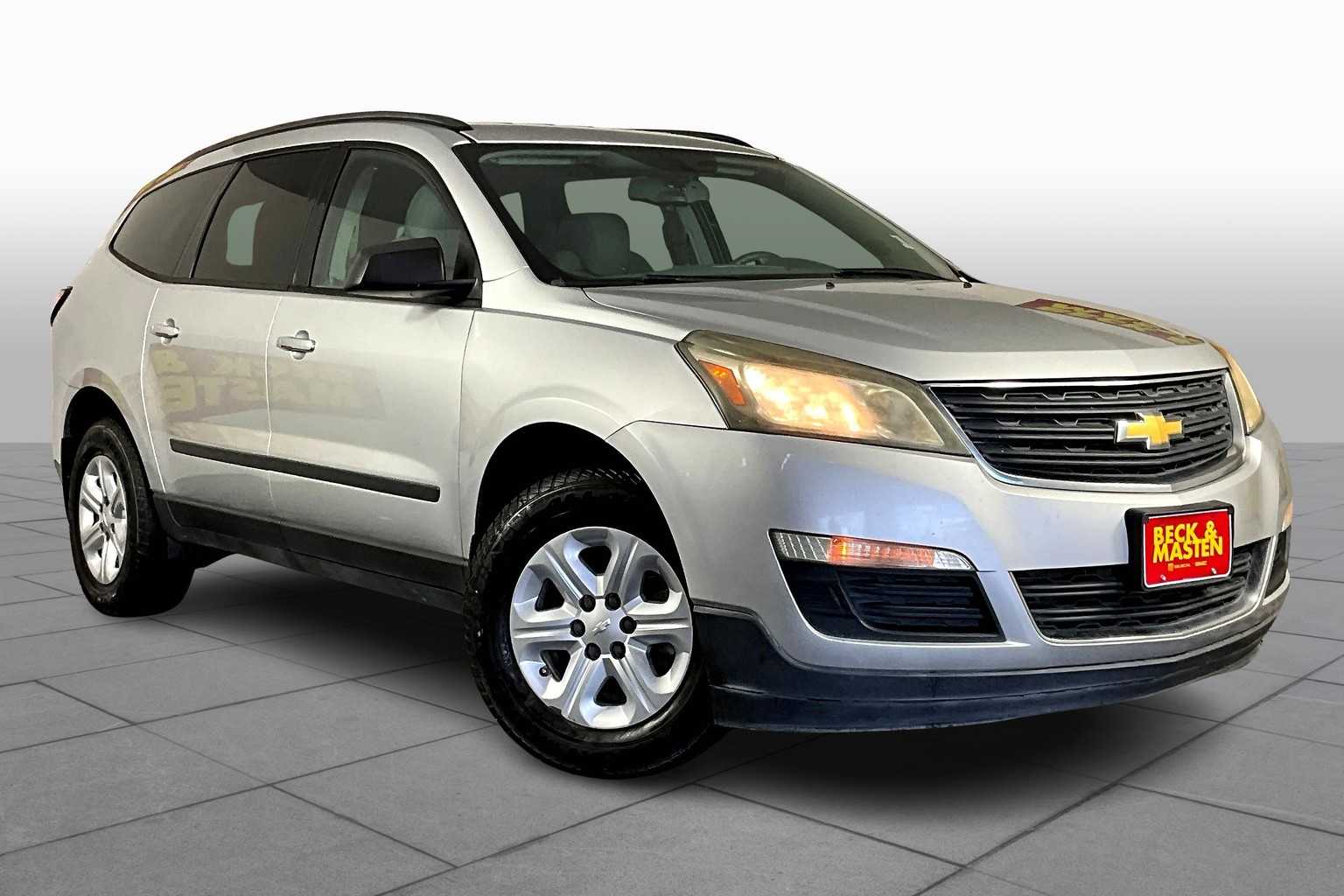 Used 2016 Chevrolet Traverse LS with VIN 1GNKRFKD9GJ235798 for sale in Tomball, TX