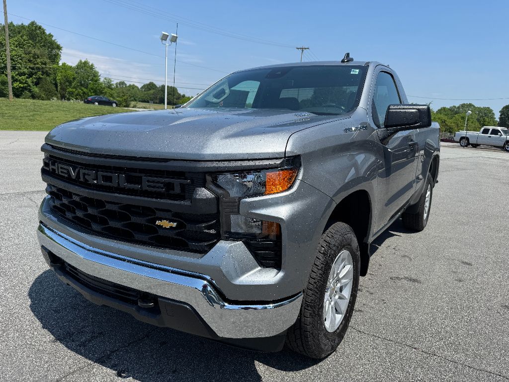 New 2025 Sterling Gray Metallic Chevrolet WT image 1