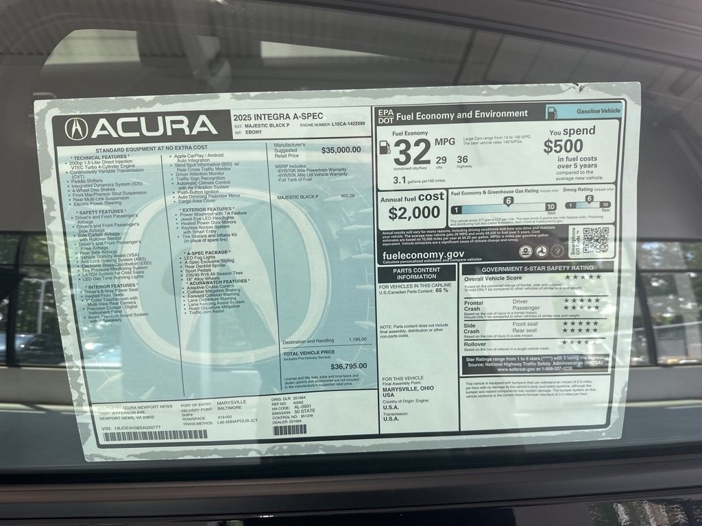 2025 Acura Integra A-Spec photo 14