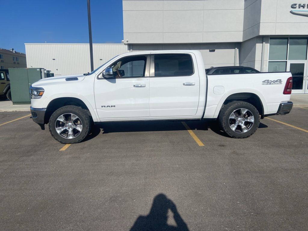 Used 2020 RAM Ram 1500 Pickup Laramie with VIN 1C6SRFJT9LN379721 for sale in Kansas City