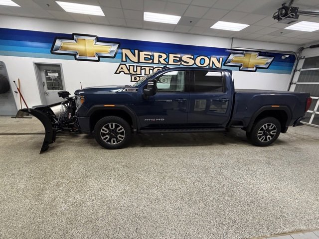 Used 2021 GMC Sierra 2500HD AT4 with VIN 1GT19PE7XMF196539 for sale in Detroit Lakes, Minnesota