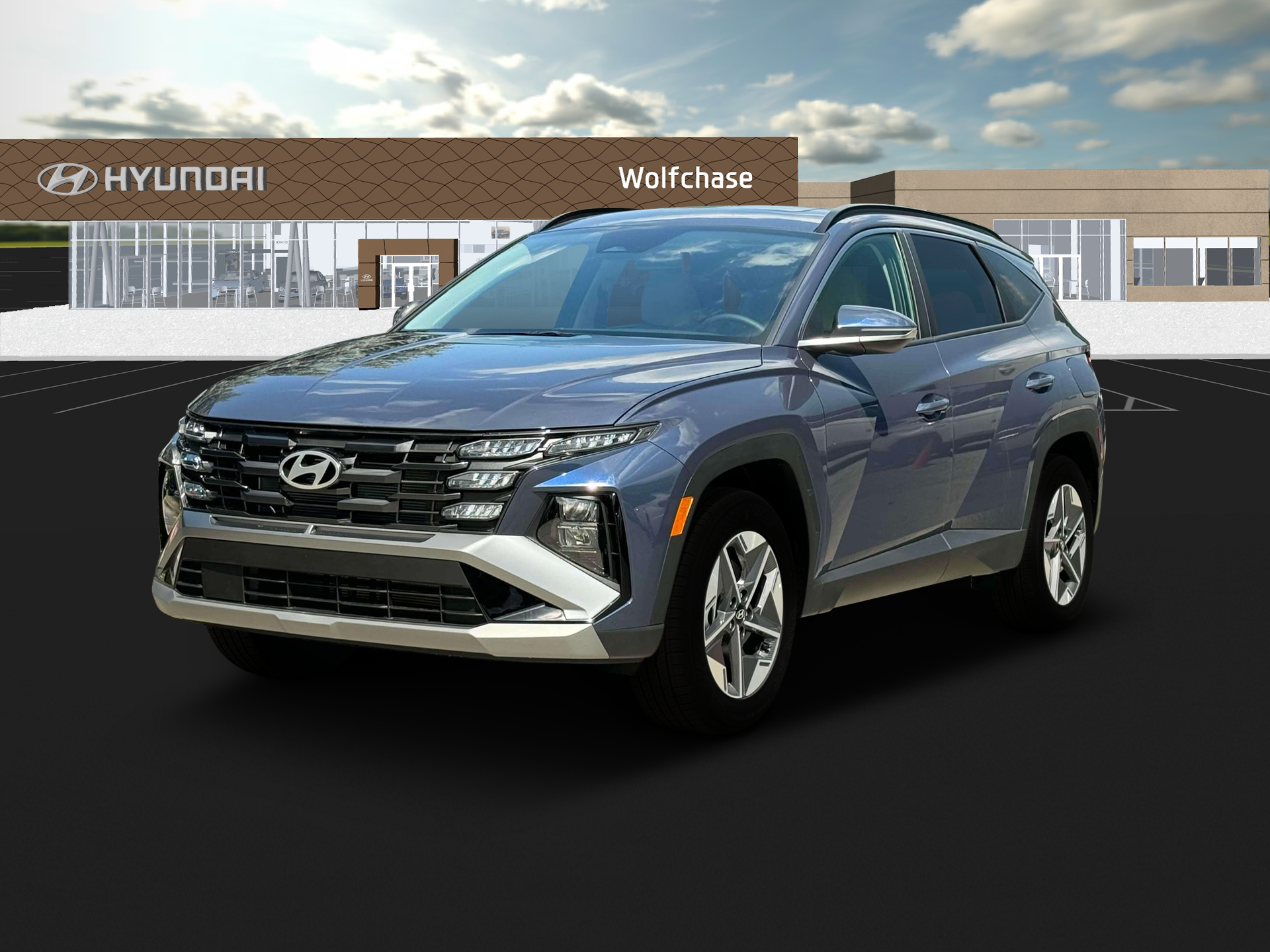 New 2025 Blue Hyundai SEL Convenience AWD image 1