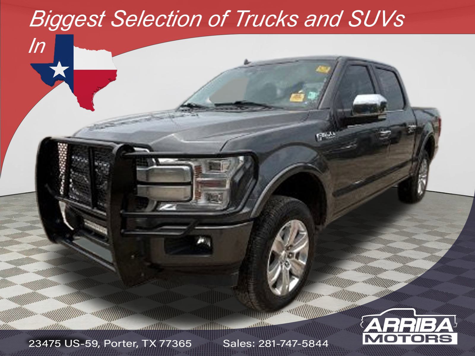 Used 2018 Magnetic Metallic Ford Platinum image 1