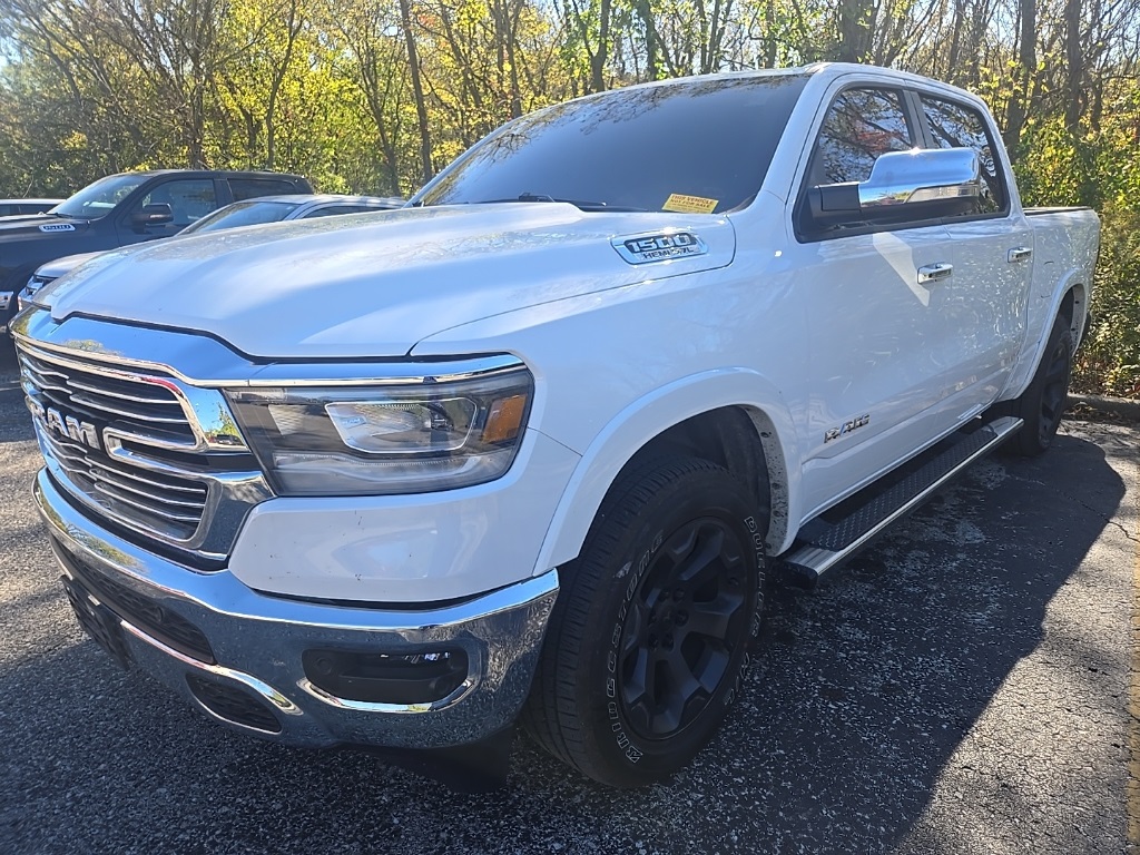 Used 2021 RAM Ram 1500 Pickup Laramie with VIN 1C6SRFJT2MN639183 for sale in Kansas City