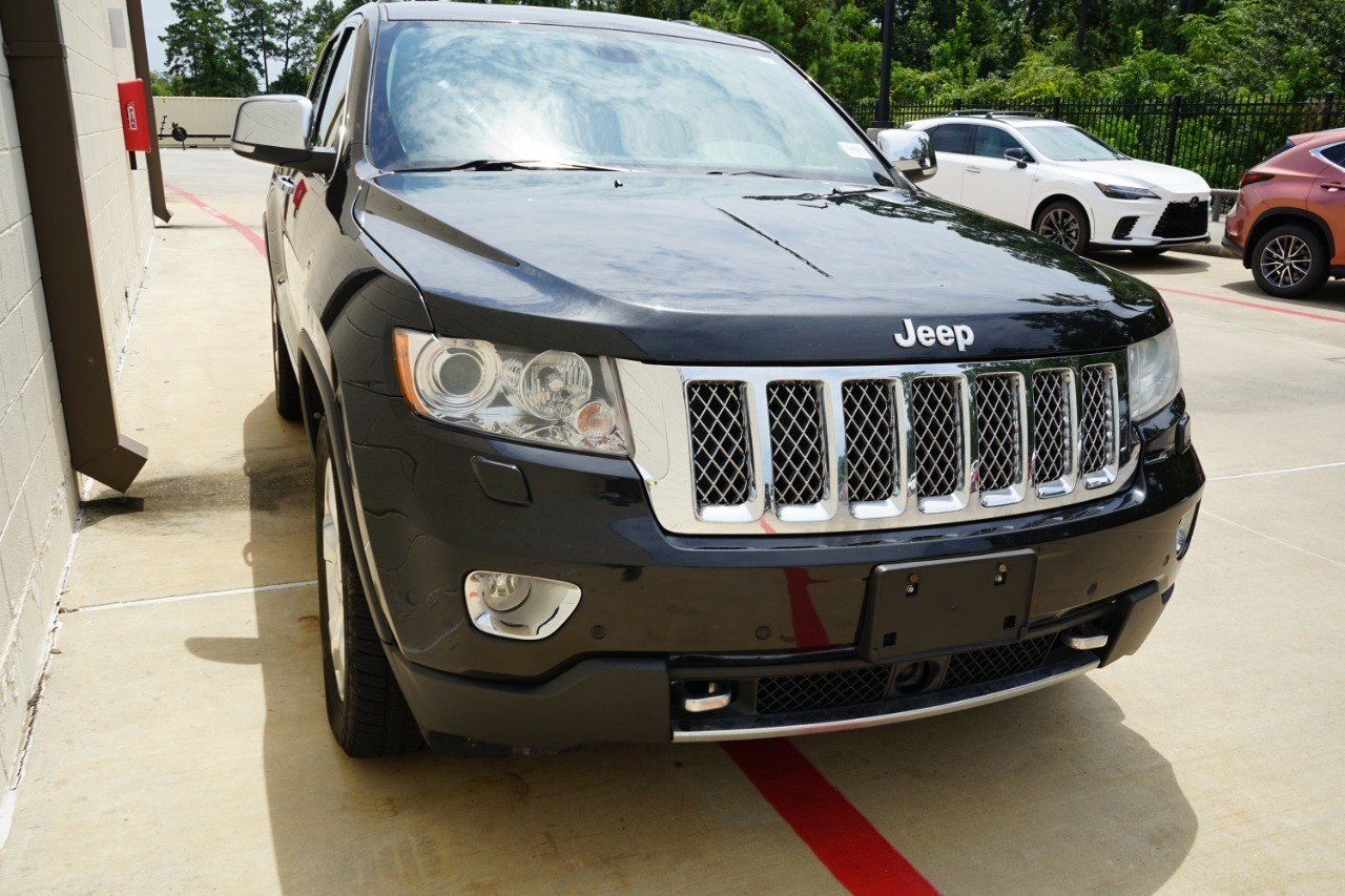 Used 2013 Jeep Grand Cherokee Overland Summit with VIN 1C4RJECT7DC569651 for sale in Spring, TX