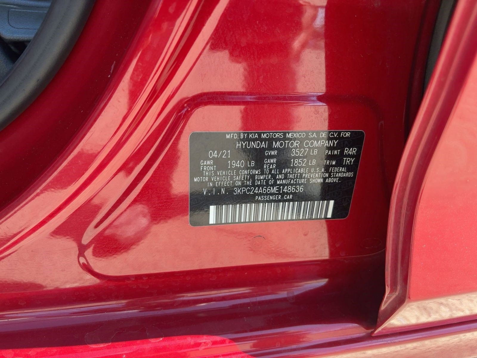 2021 Hyundai Accent SE photo 18
