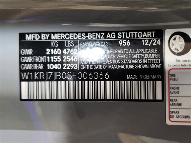 2025 Mercedes Benz AMG GT photo 17