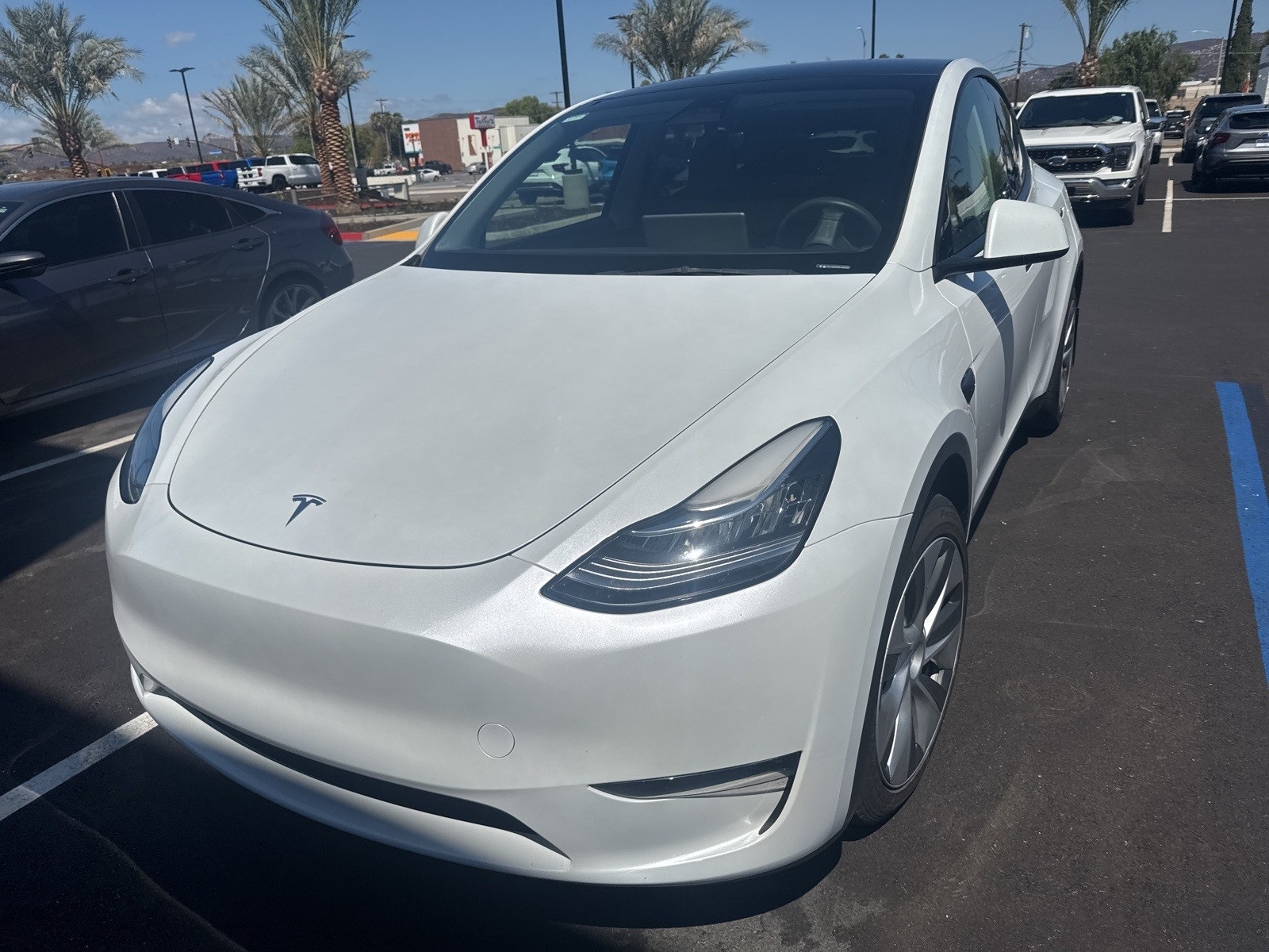 Used 2023 Tesla Model Y Long Range with VIN 7SAYGDEE5PA092132 for sale in San Diego, CA