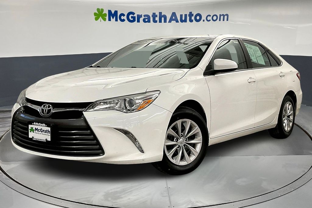 Used 2015 Toyota Camry LE with VIN 4T4BF1FK3FR445633 for sale in Iowa City, IA