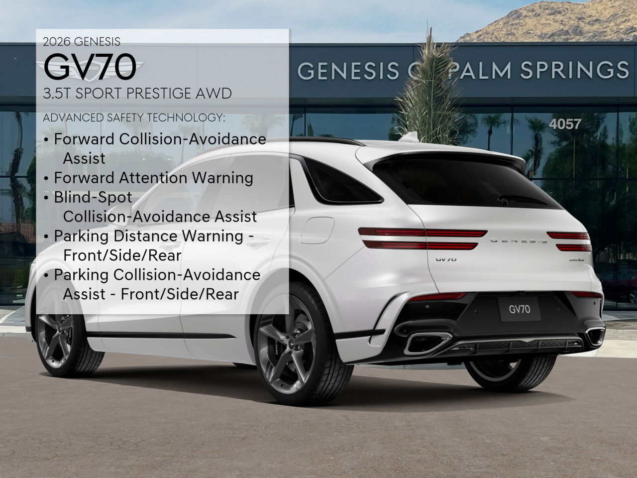 2026 Genesis GV70 3.5T Sport Prestige photo 4