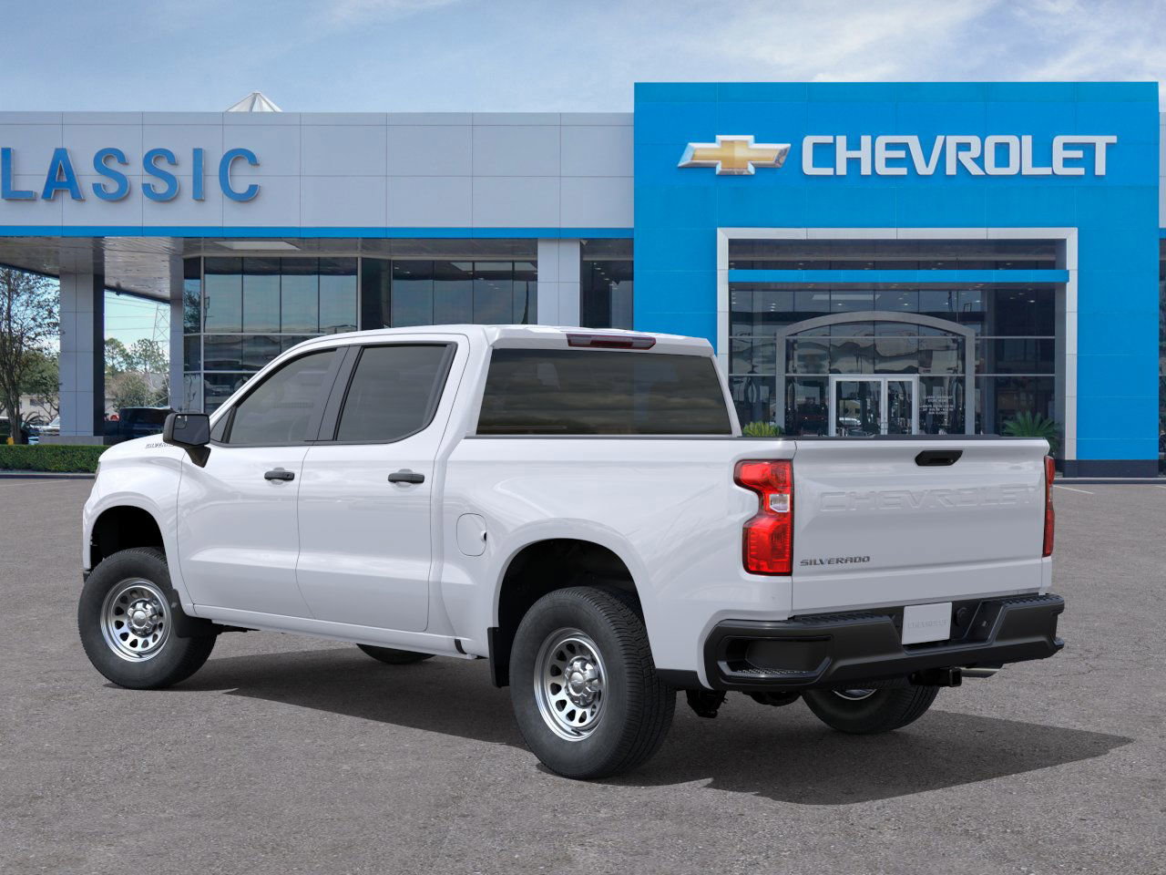 2026 Chevrolet Silverado 1500 WT White at Classic Elite Chevrolet Sugar Land