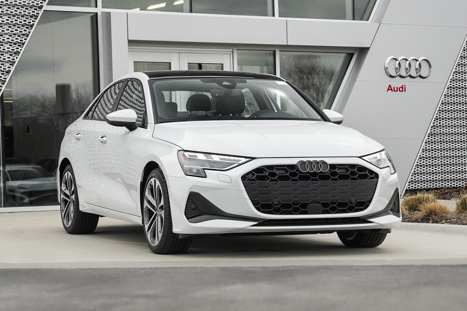 New 2025 Glacier White Metallic Audi Premium image 1
