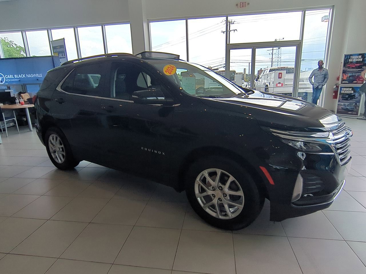 Used 2024 Mosaic Black Metallic Chevrolet LT image 2