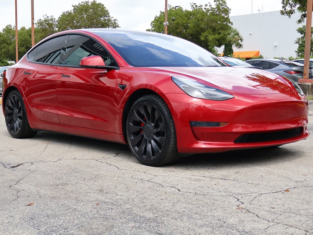 Used 2022 Tesla Model 3 Performance with VIN 5YJ3E1EC6NF276604 for sale in Miami, FL