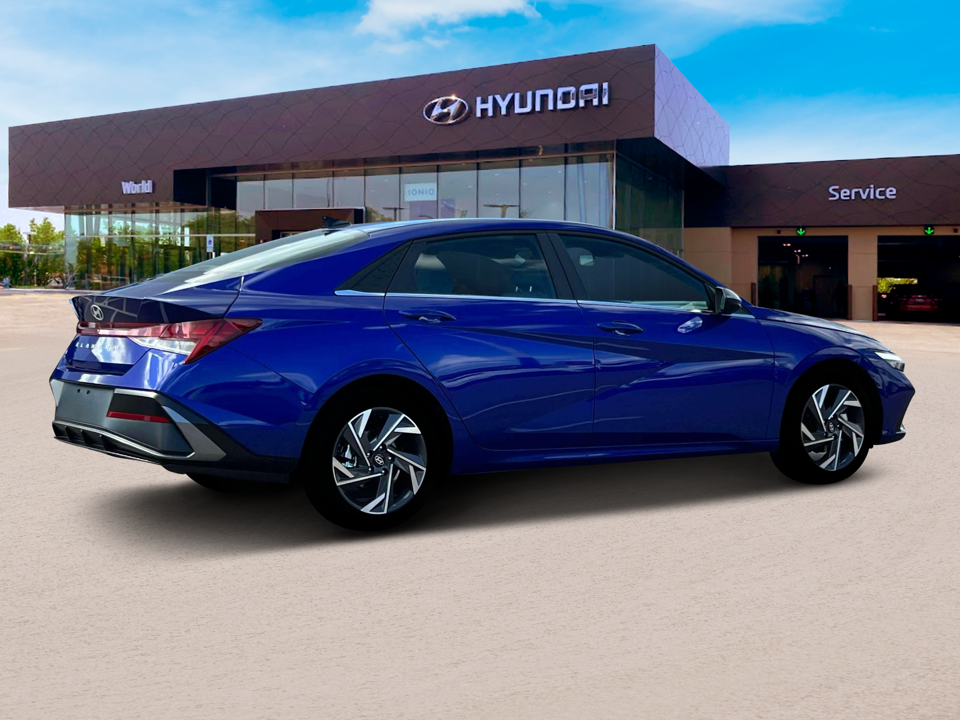 New 2025 Intense Blue Hyundai SEL Convenience image 8