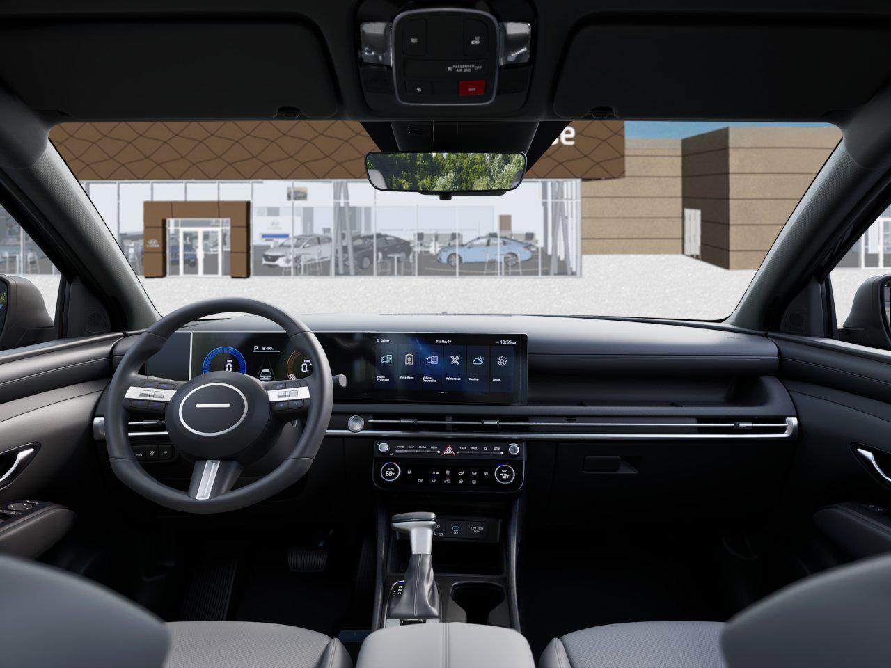 New 2025 Phantom Black Hyundai SEL FWD image 11