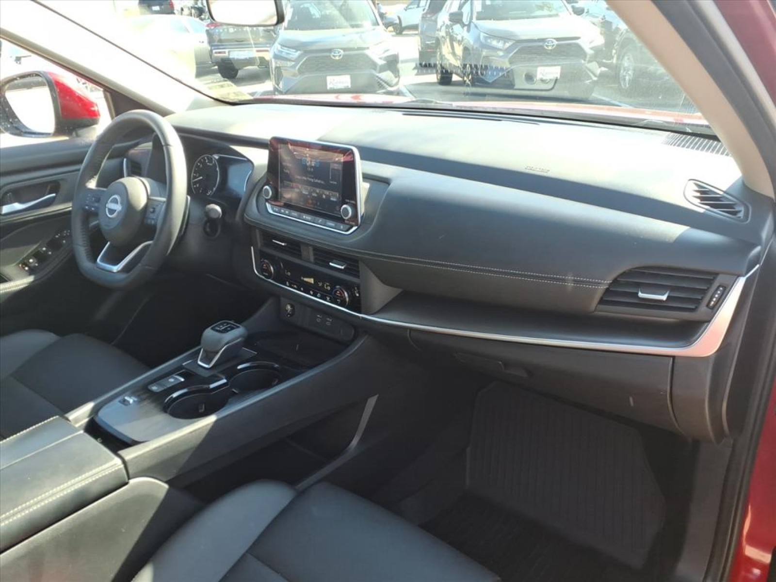 2024 Nissan Rogue SV Red at Robbins Nissan