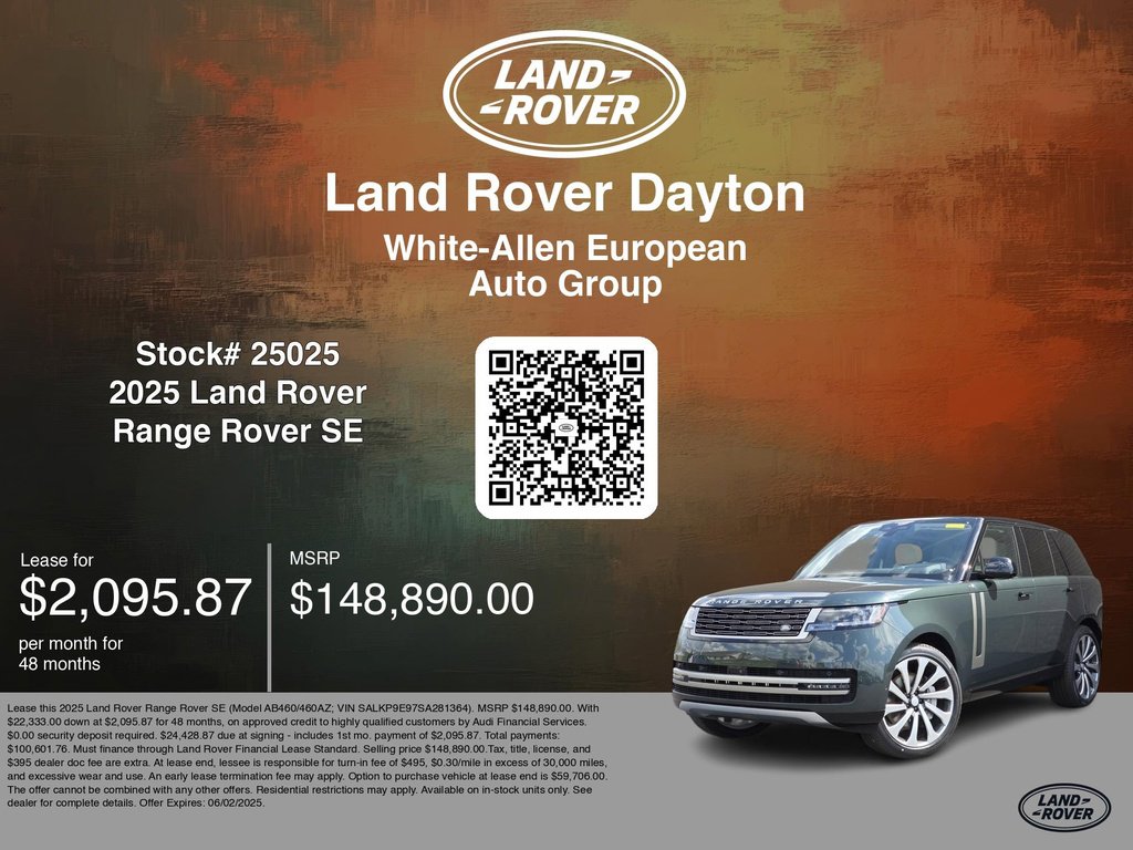2025 Land Rover Range Rover SE photo 4