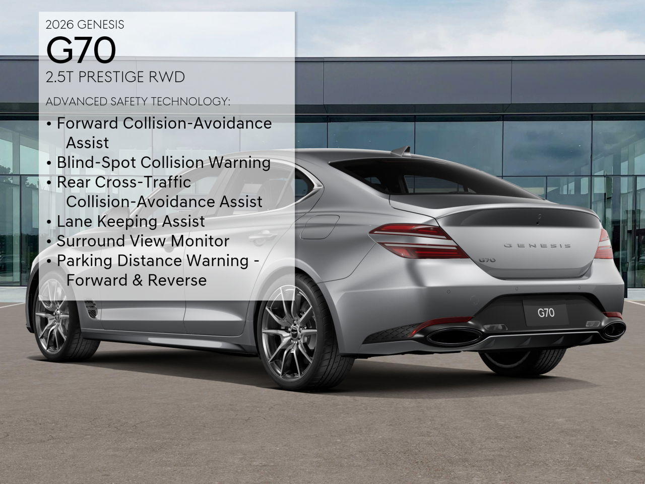 2026 Genesis G70 2.5T Prestige photo 7