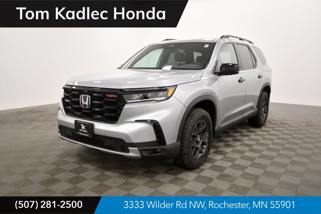New 2025 Lunar Silver Metallic Honda TrailSport image 1