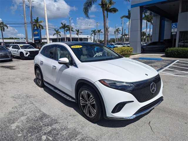 Used 2023 Mercedes-Benz EQS Base with VIN 4JGDM2DB2PA027410 for sale in Fort Lauderdale, FL