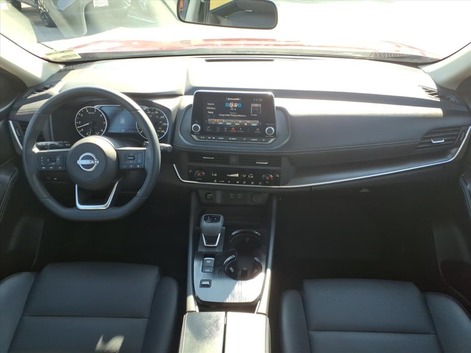 2024 Nissan Rogue SV Red at Robbins Nissan