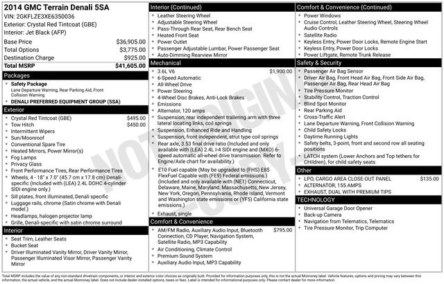 2014 GMC Terrain Denali's photo