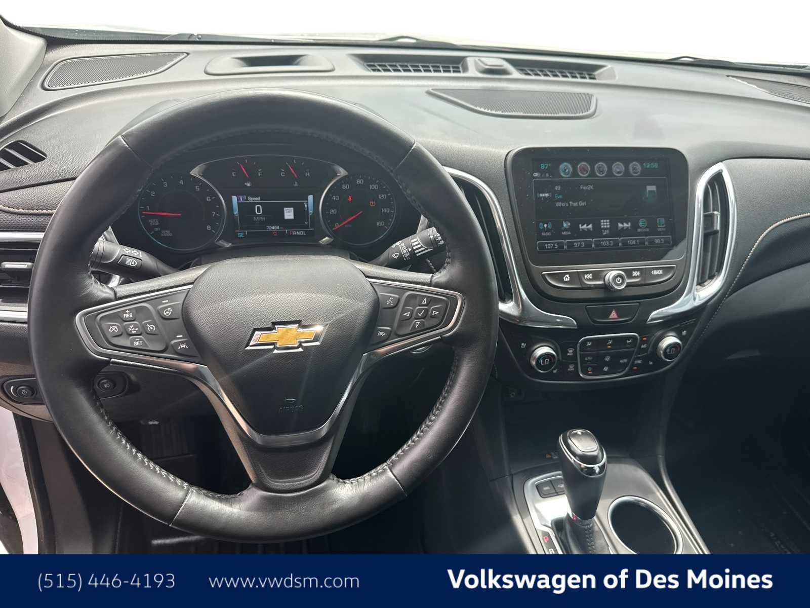 Used 2018 Chevrolet Equinox Premier with VIN 3GNAXWEX1JS512893 for sale in Johnston, IA