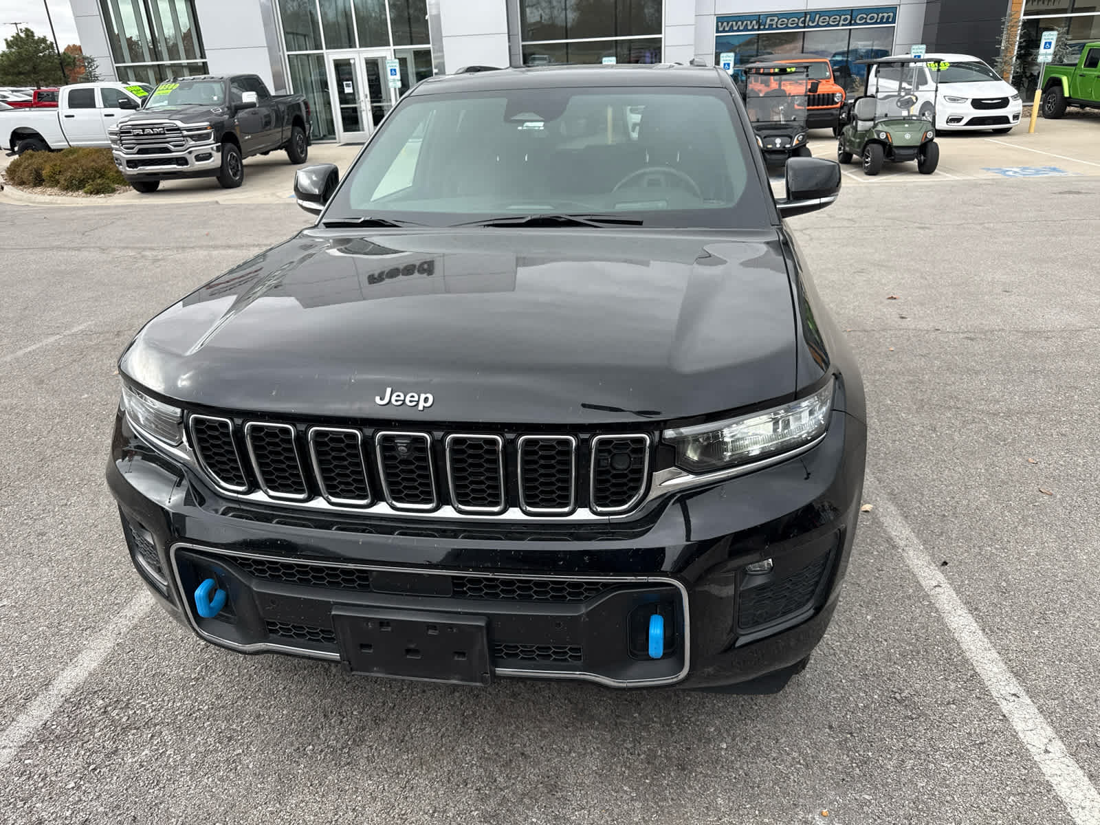 Used 2022 Jeep Grand Cherokee Overland 4xe with VIN 1C4RJYD69N8724487 for sale in Kansas City