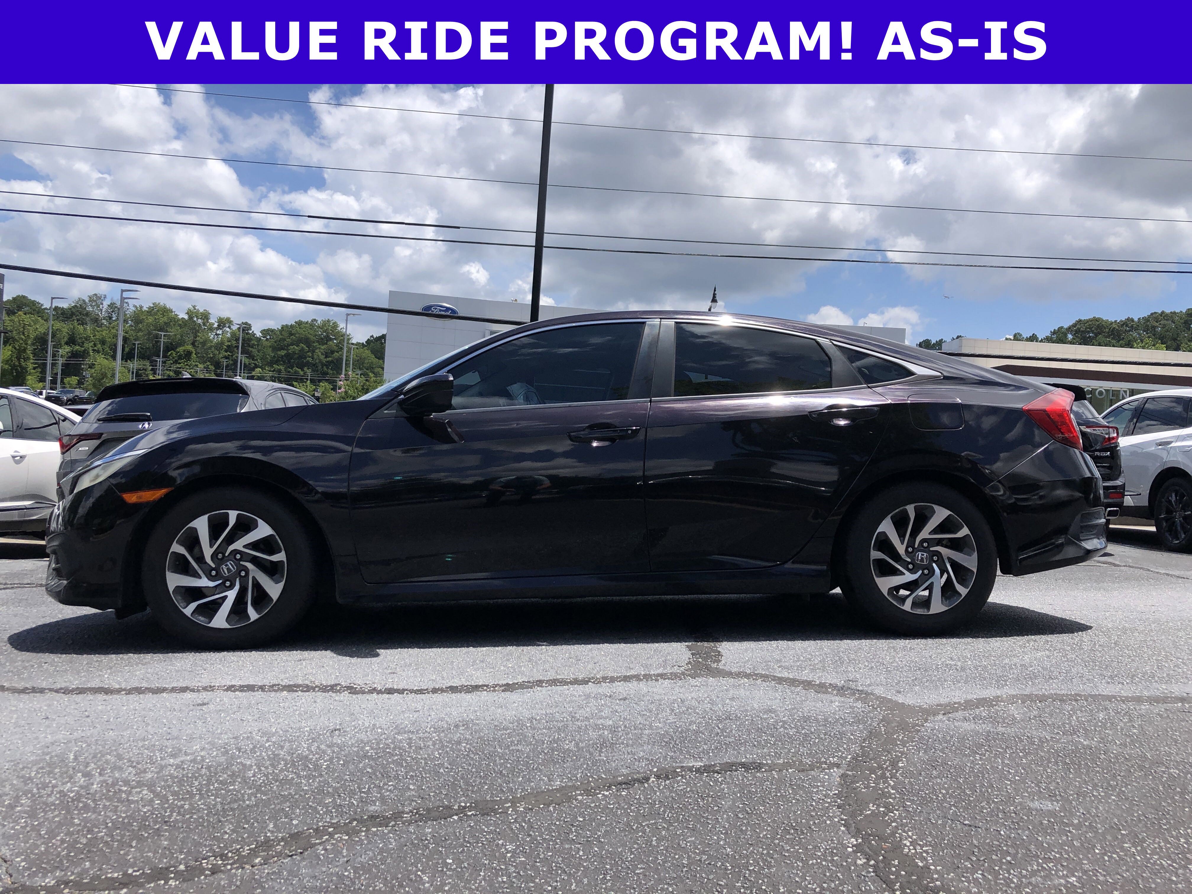 Used 2016 Honda Civic EX with VIN 19XFC2F70GE018176 for sale in Chamblee, GA