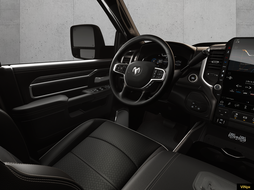 New 2026 Bright White Clear-Coat Exterior Paint RAM Laramie image 1