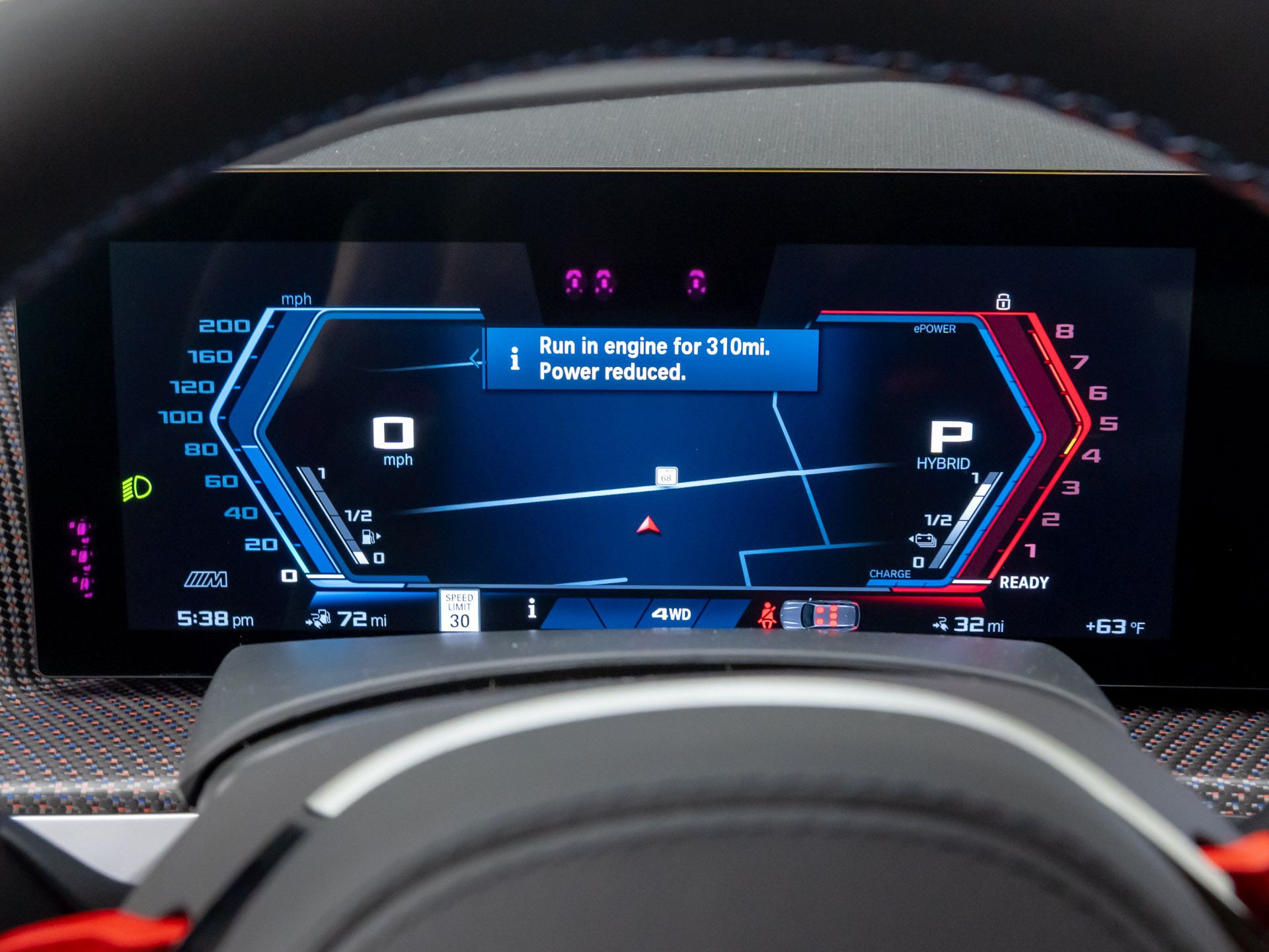 New 2025 Black Sapphire Metallic BMW Label Red image 18