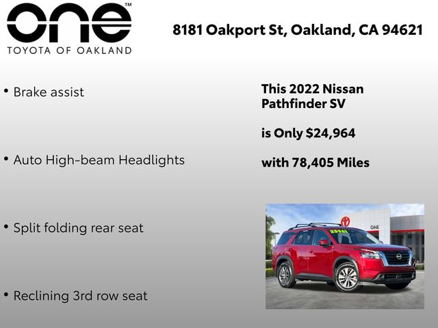 2022 Nissan Pathfinder SV