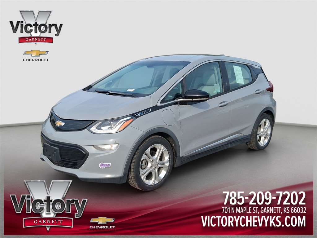 Used 2019 Chevrolet Bolt EV LT with VIN 1G1FY6S00K4100834 for sale in Garnett, KS