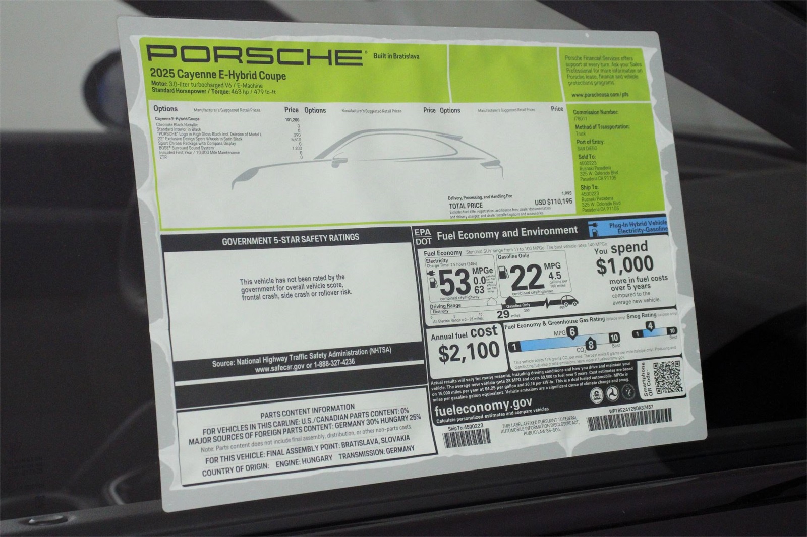 2025 Porsche Cayenne E-Hybrid photo 23