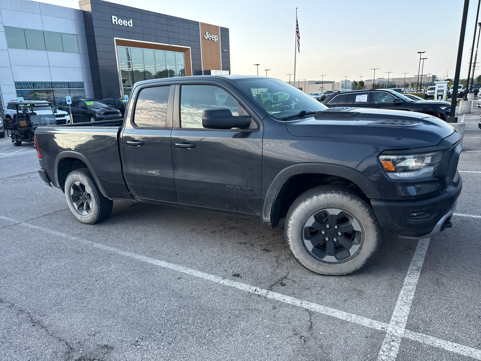 Used 2020 RAM Ram 1500 Pickup Rebel with VIN 1C6SRFET2LN307009 for sale in Kansas City