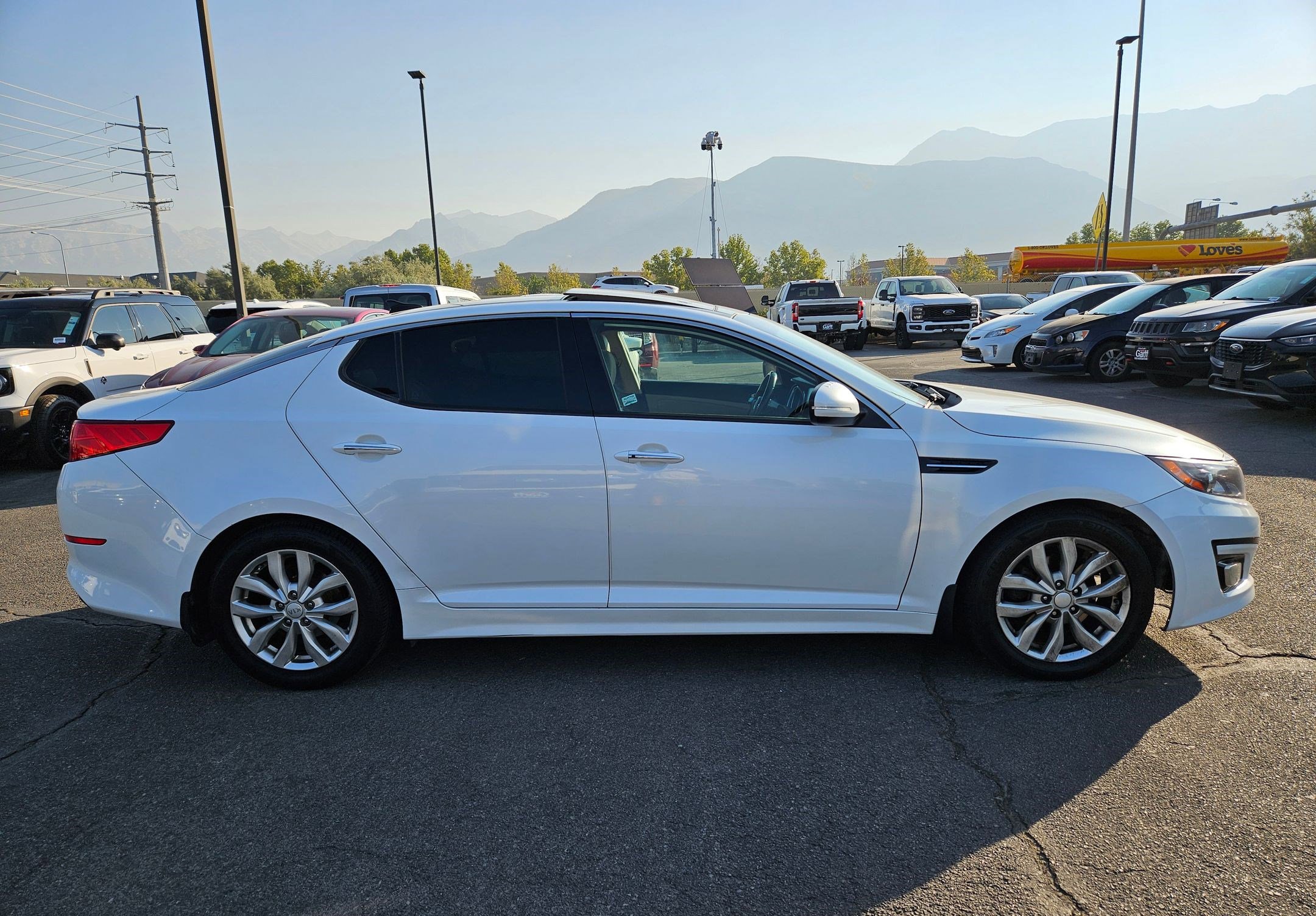 Used 2015 Kia Optima EX with VIN 5XXGN4A76FG413065 for sale in American Fork, UT