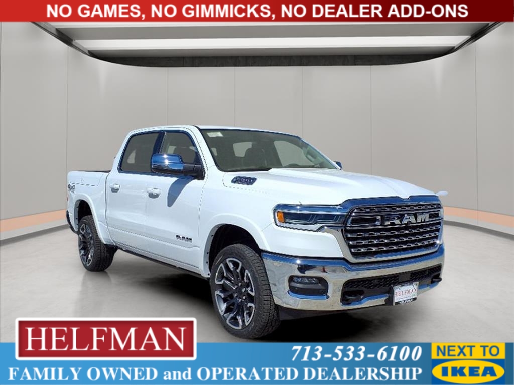 New 2025 RAM 1500 Longhorn Crew Cab in Houston #SN696219 Helfman