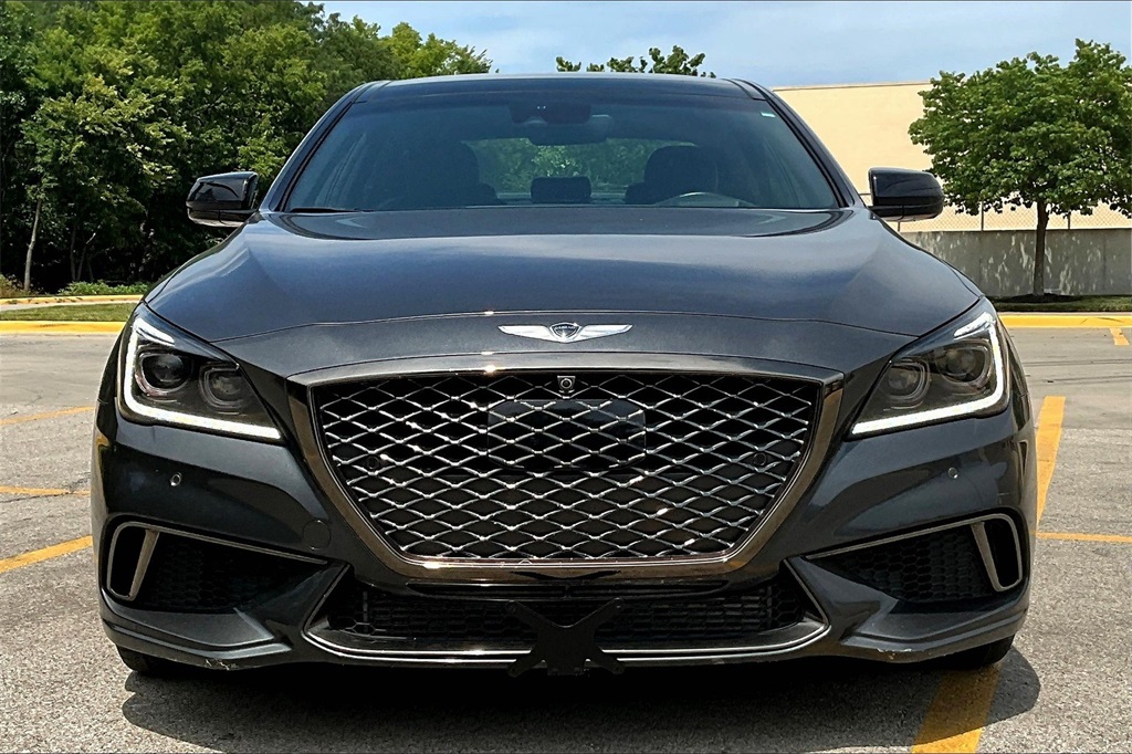 Used 2018 GENESIS G80 Sport with VIN KMHGN4JBXJU223224 for sale in Kansas City