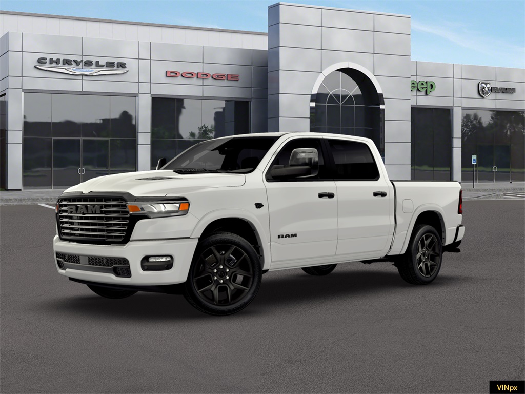New 2026 Bright White Clear-Coat Exterior Paint RAM Laramie image 1