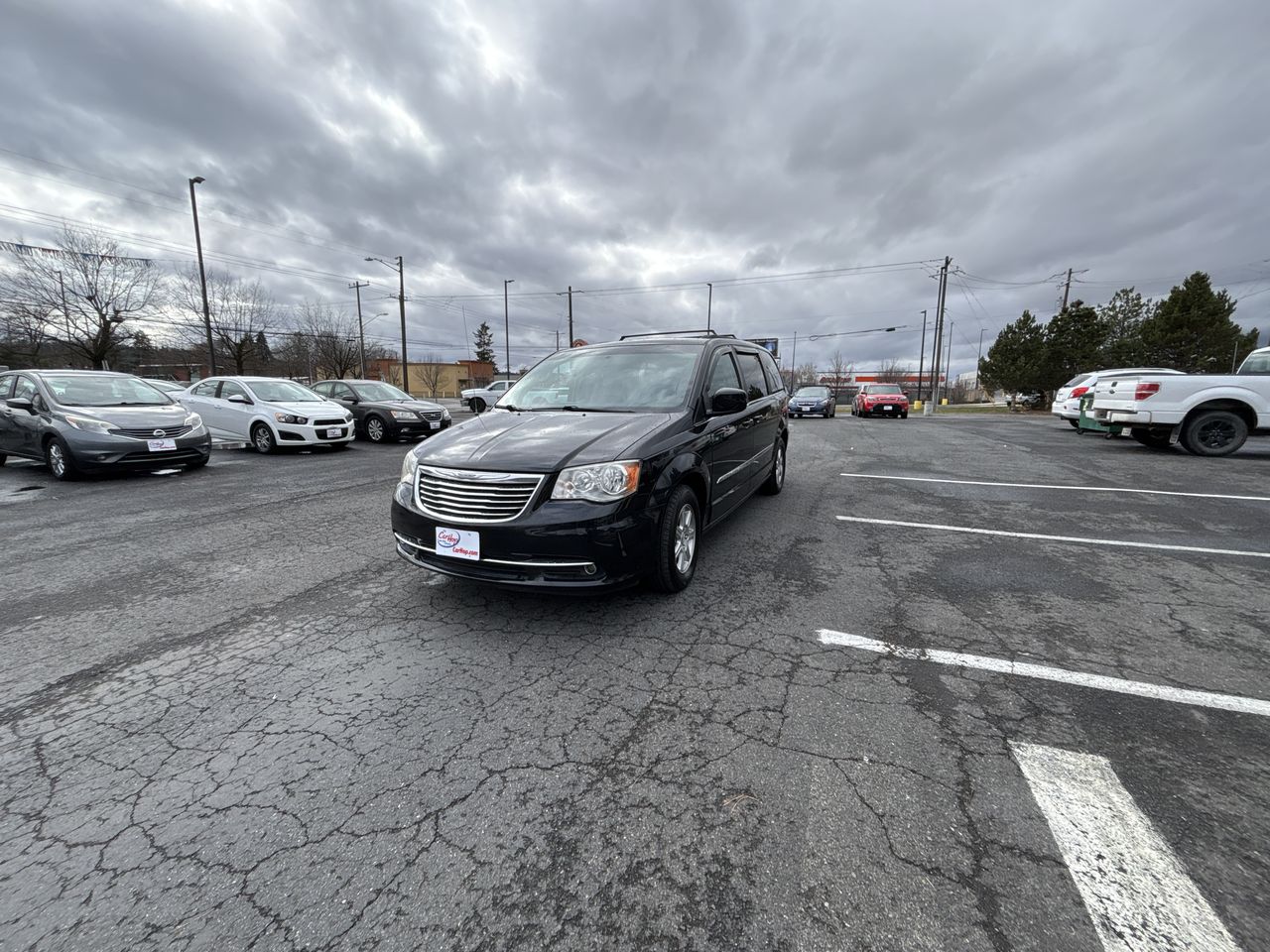 Used 2013 Black Chrysler Touring Minivan 4D image 1