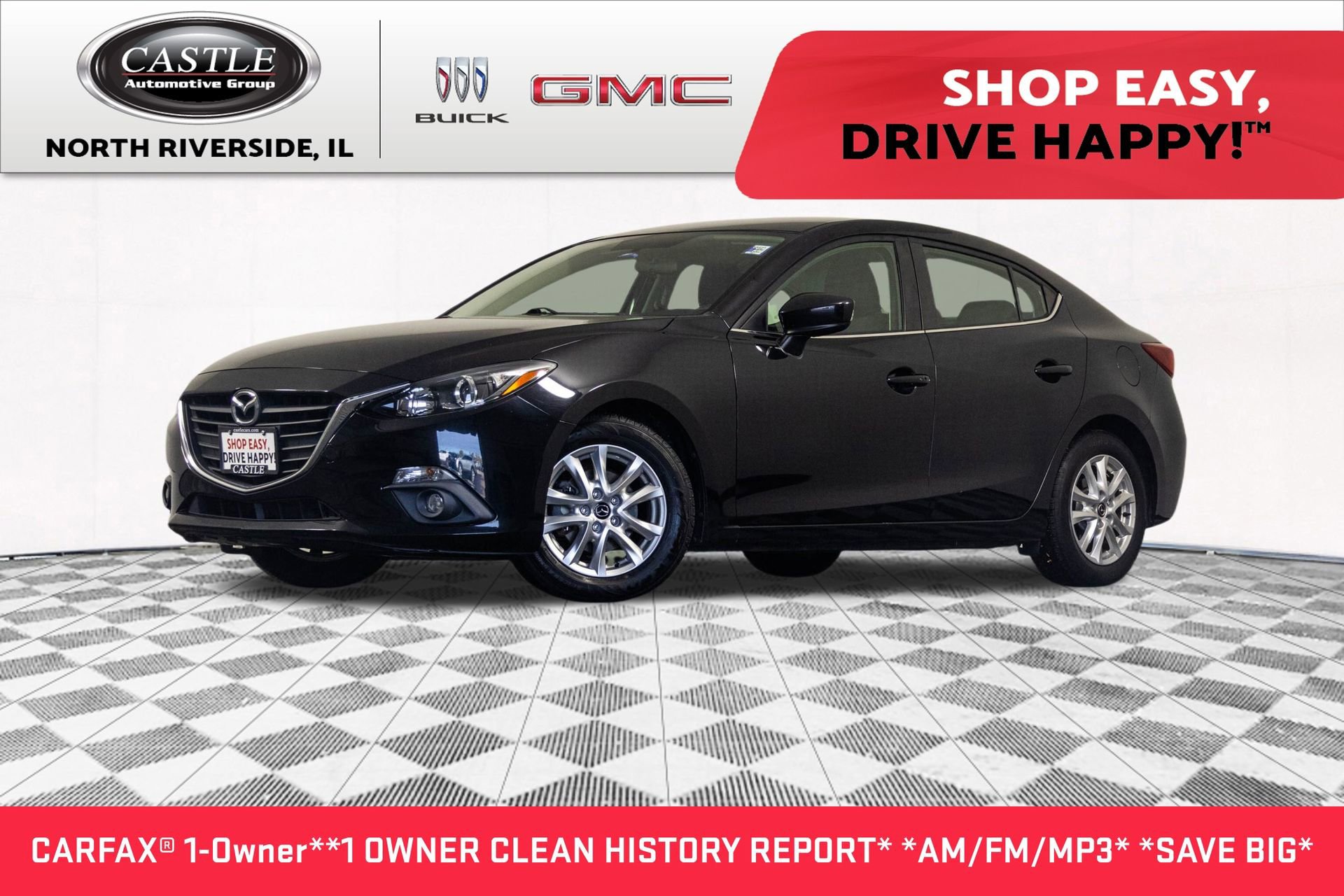 Used 2015 Mazda MAZDA3 i Touring with VIN 3MZBM1V72FM227668 for sale in North Riverside, IL