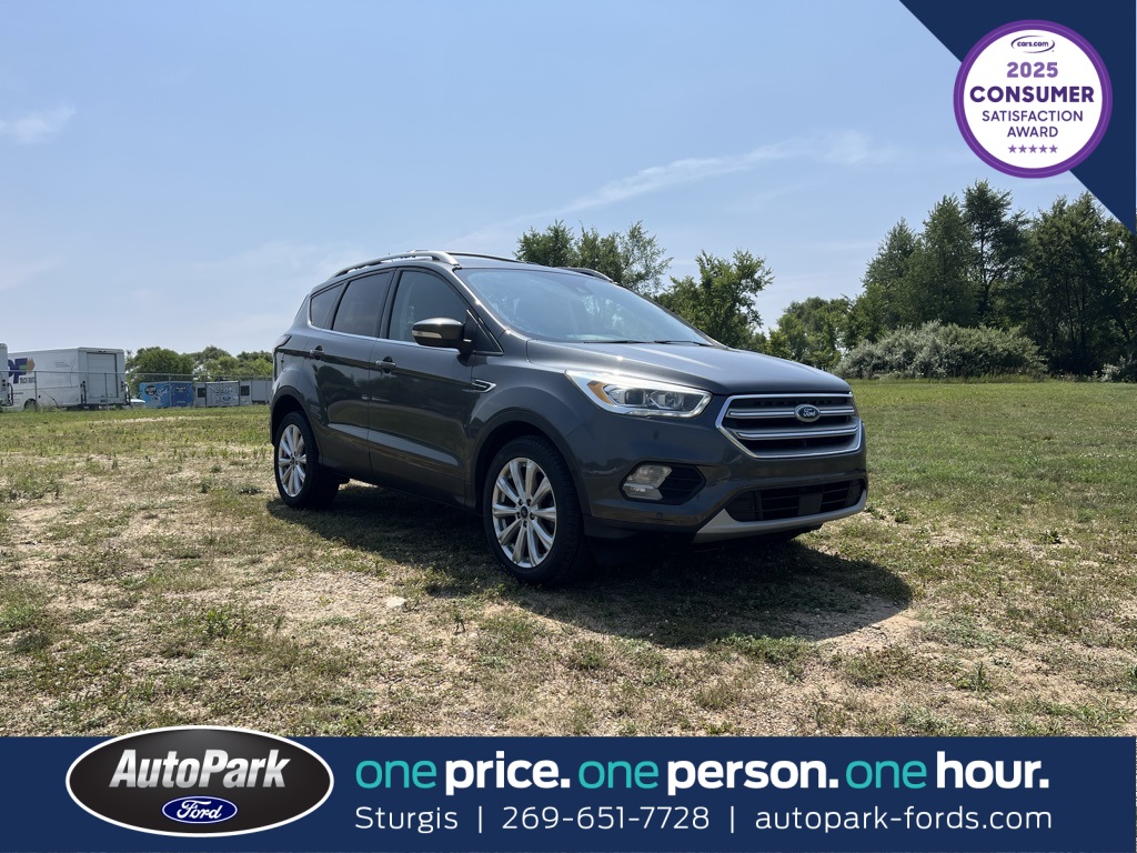 Used 2017 Ford Escape Titanium with VIN 1FMCU9J96HUA35631 for sale in Sturgis, MI